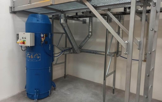 malý průmyslový filtr na prach s automatickou regenerací