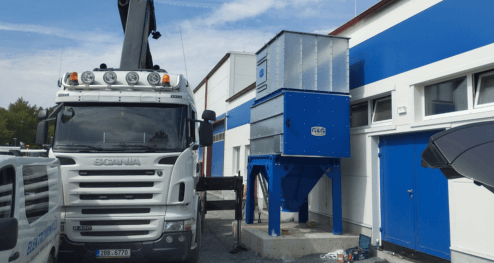 Instalace filtru pro odsávání svařovny