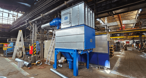 Odsávání od broušení s vysokou intenzitou jisker