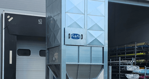 Odsávání pilin pro menší a střední provozy