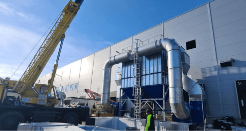 Odsávání ve svařovně provozu automotive