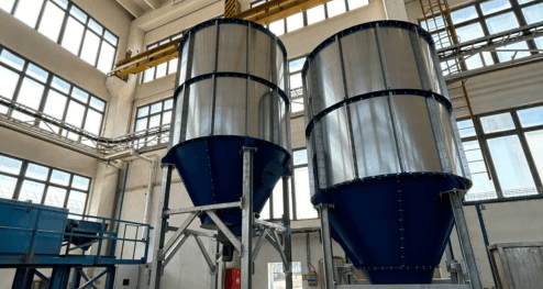 Modulární zásobníky na sypké materiály