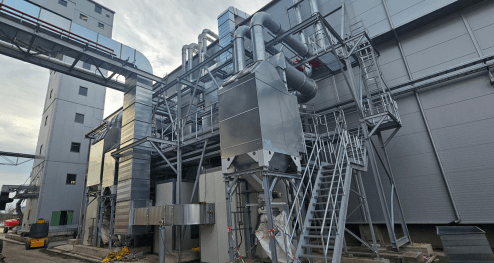 Odsávání skladu tuhých alternativních paliv (TAP)